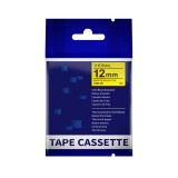 Cinta CSM-631 de 12mm. Negro sobre Amarillo