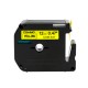 Cinta CSM-631 de 12mm. Negro sobre Amarillo