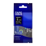 Cinta CSTZ-315 de 6mm. Blanco sobre Negro