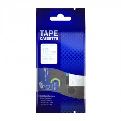 Cinta CSTZ-FA-3 de 12mm. Azul sobre Blanco
                                                     